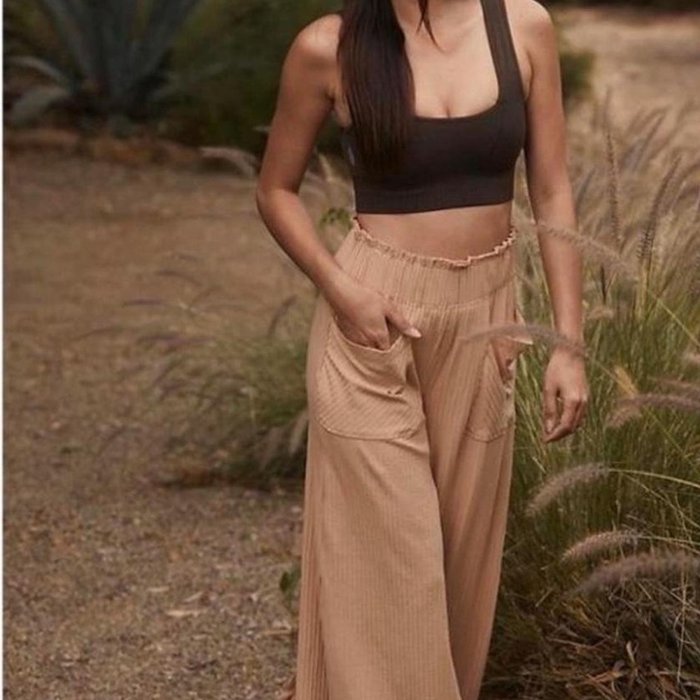 Free People Movement Blissed Out wide leg pants